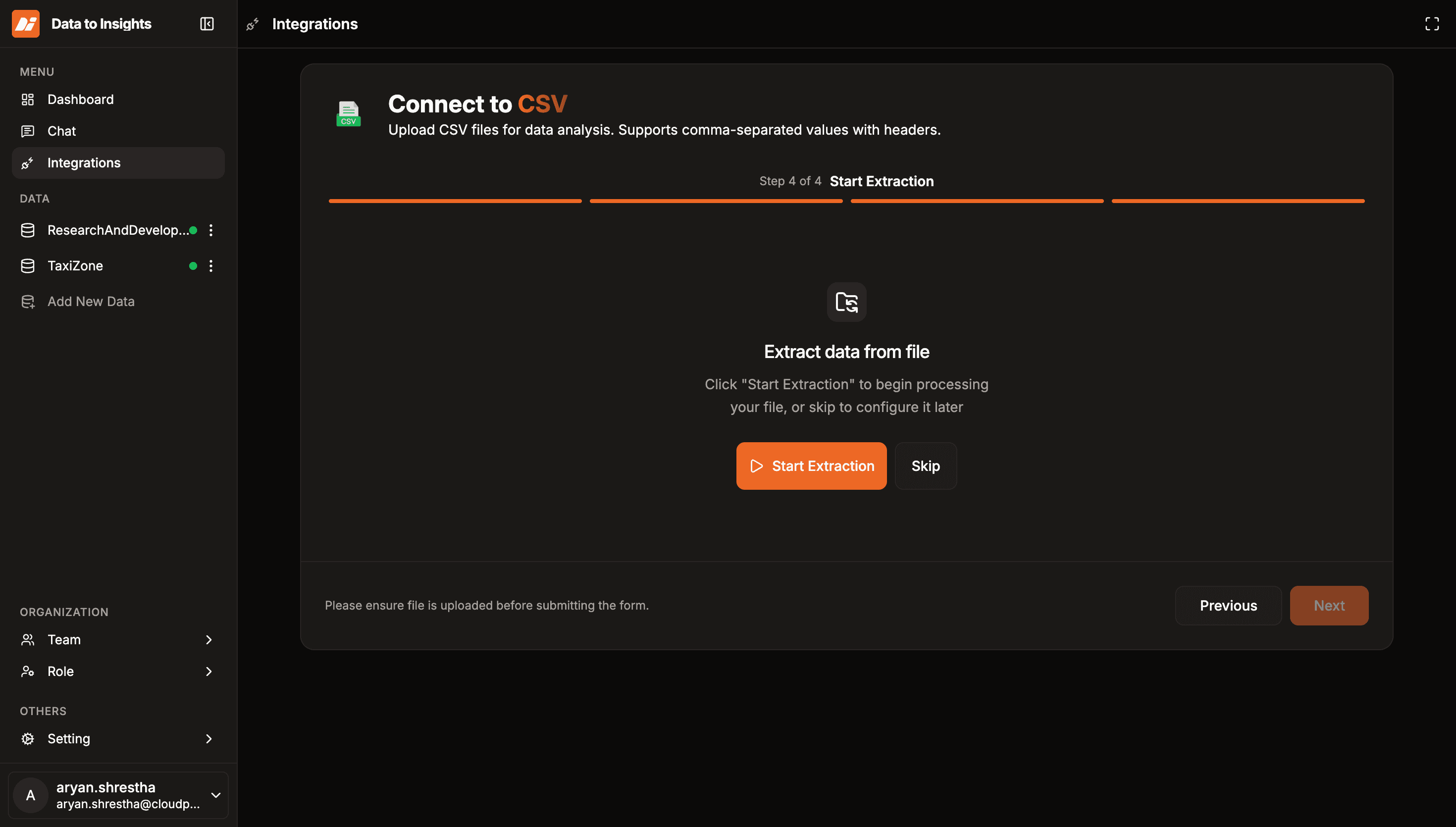 Connect Your Datasource